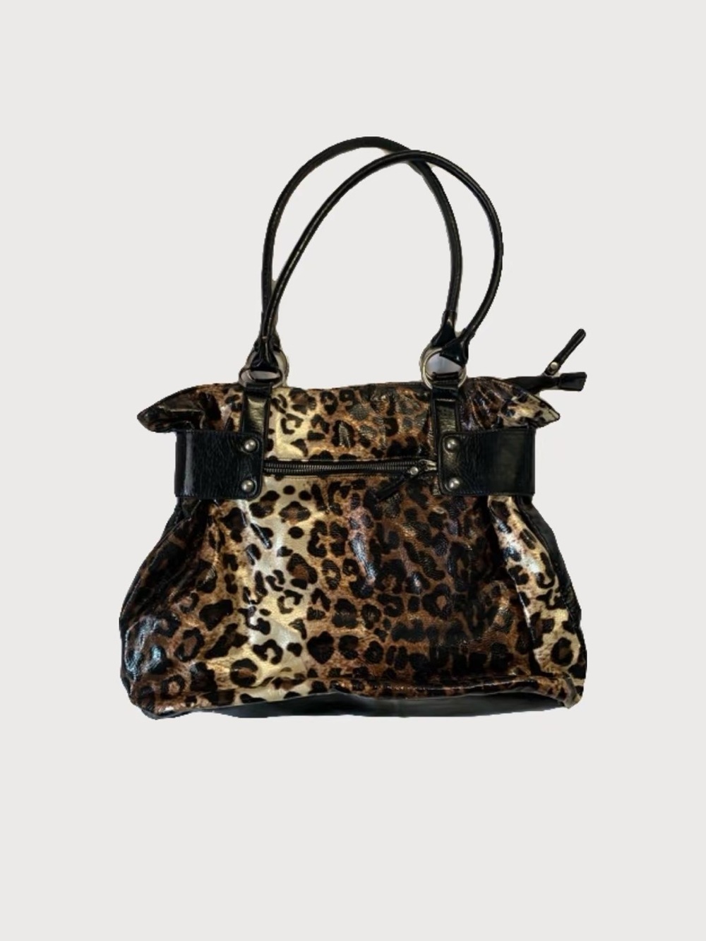 Y2k vintage Leopard Print Bag
